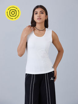 Muvazo - Ease Out Razor Tank White