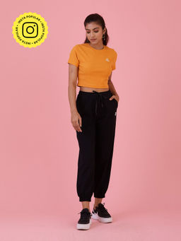 Muvazo - Go To Style Crop T-shirt Yellow