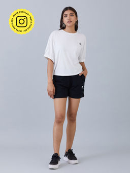 Muvazo - Freestyle Crop T-shirt White