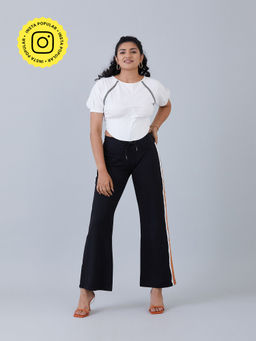 Muvazo - Statement Corset Top White