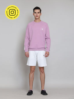 Muvazo - Ease At Home-misty Rose Sweatshirt