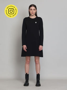Muvazo - Keep It Casual Black Dress