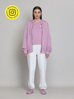 Muvazo - Lavender Love Zipper Jackets