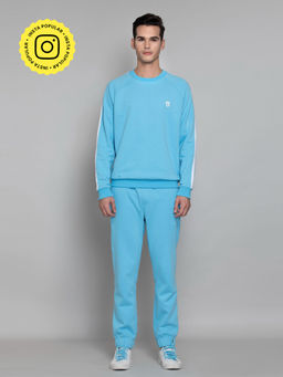 Muvazo - Seashell Sweatshirt-aqua Sky