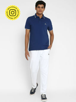 Muvazo - Kick-back Joggers White