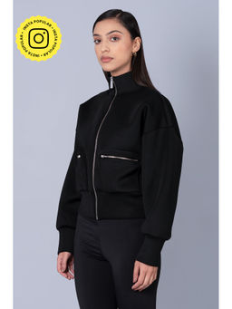 Muvazo - Women Black Vibe In Bold Jacket