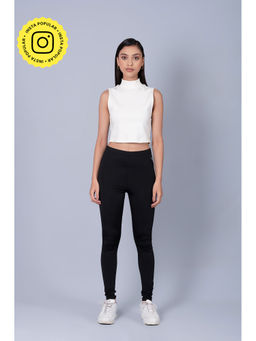 Muvazo - Women Black Vibe In Bold Leggings
