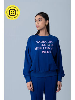 Muvazo - Women Snorkel Blue Point Of View Sweatshirt