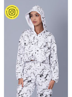 Muvazo - Women White Cool Off Sweatshirt