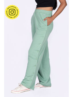 Muvazo - Women Malachite Green Make Way In Style Track Pant