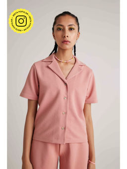 Muvazo - Womens Pink Bubble Gum T-Shirt