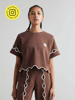 Muvazo - Womens Hot Coco Swirl Tee