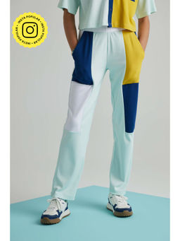 Muvazo - Womens Tetris Multi Color Sweatpants