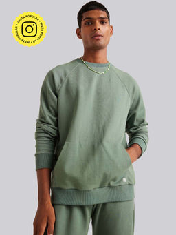 Muvazo - Urban Ease Round Neck Sweatshirt
