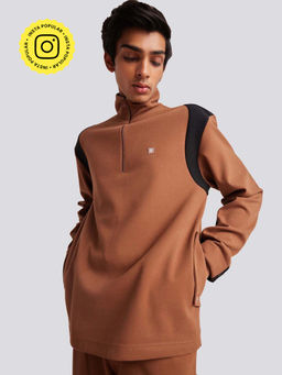 Muvazo - Urban Vogue Ribbed Sweatshirt
