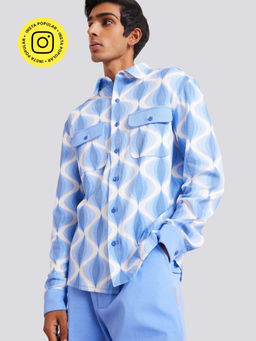Muvazo - Geo-Maze Fusion Shirt