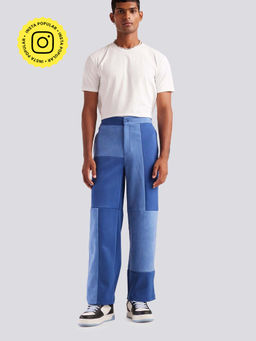 Muvazo - Ink-Blot Suede Pant