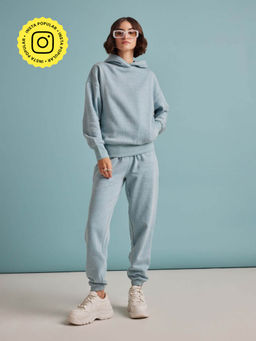 Muvazo - Lurex-Luxe Spectrum Hoodie and Jogger Co-Ord (Set of 2)