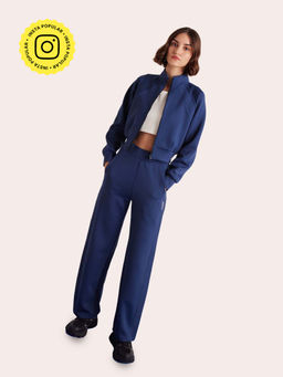 Muvazo - Travel In Comfy Jacket and Pant Co-Ord (Set of 2)
