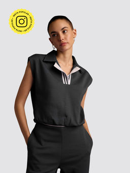 Muvazo - Carbon Twist Rib Top