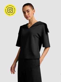 Muvazo - Black Eclectic Enchantment Top