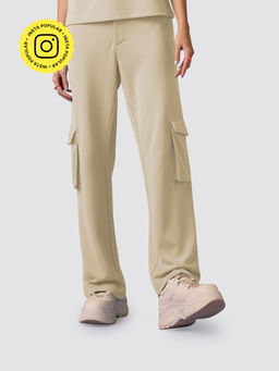 Muvazo - Beige Eclectic Enchantment Pants