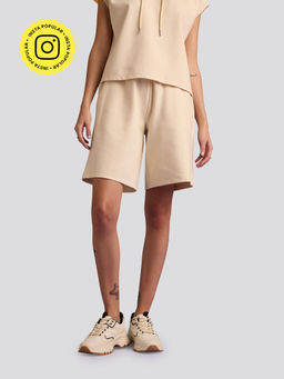 Muvazo - Beige Oh So Cool Shorts