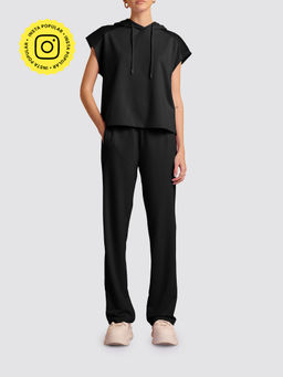 Muvazo - Black Ethereal Elegance Pants