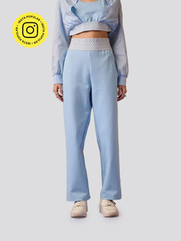 Muvazo - Blue Gro-Ove In Grid Pants