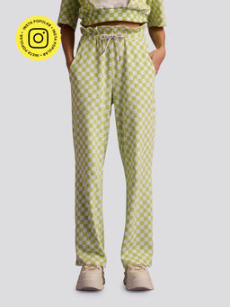 Muvazo - Green Checkmate Vibe Pants