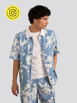 Muvazo - Acidic Aura Zip Up Shirt