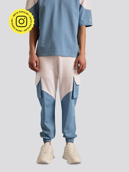 Muvazo - Coastal Mist Block Jogger