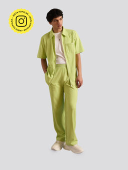 Muvazo - Green Emerald Breeze Zip-Up Tracksuits (Set of 2)