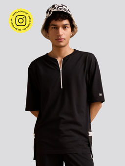 Muvazo - Black Eclipse Elegance T-Shirt