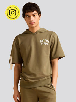 Muvazo - Don't Panic It's Organic Hooded T-Shirt