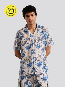 Muvazo - Floral Odyssey Shirt - Ib