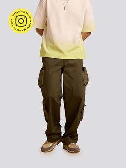 Muvazo - Coastal Comfort Slouchy Cargo Pants