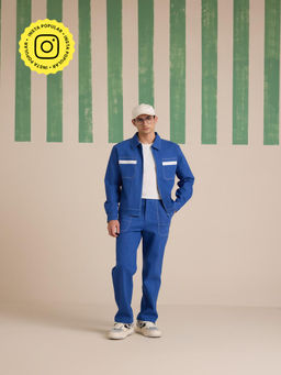 Muvazo - Skyline Shield Denim Co-Ord (Set of 2)