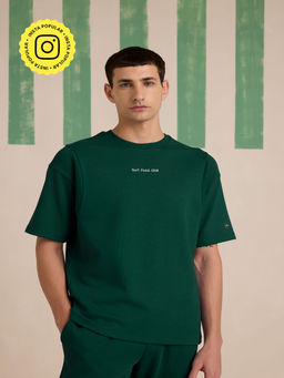 Muvazo - Ride The Waves Warm Green T-Shirt
