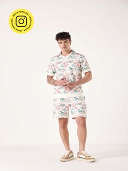 Muvazo - Cream Coastal Vibes Co-Ord