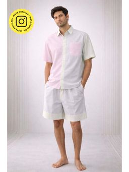 Muvazo - Midnight Ease Multi Colored Pure Cotton Shorts