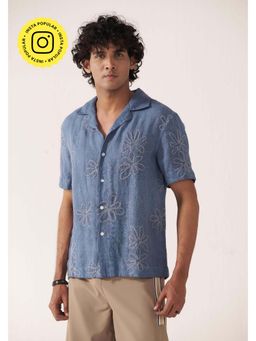 Muvazo - Indigo Garden Shirt