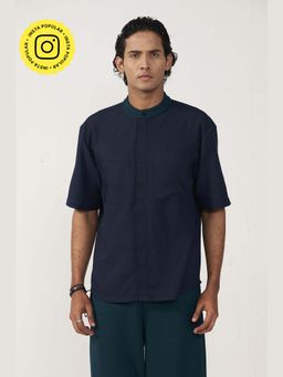 Muvazo - Emerald Ridge Textured Shirt