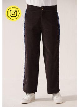 Muvazo - Indigo Garden Black Pant