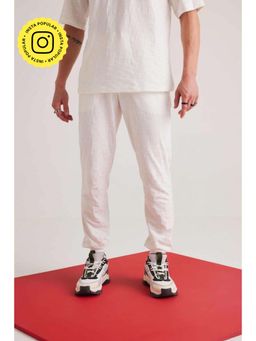 Muvazo - White Marine Luxury White Jogger