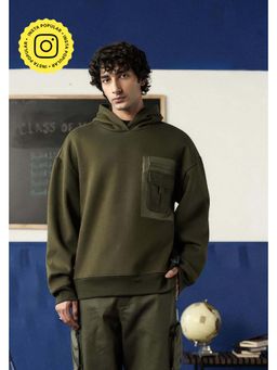 Muvazo - Olive Fleece Hoodie