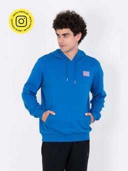 Muvazo - Blue Pure Cotton Hoodie
