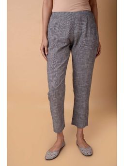 PINKSKY - Grey Cotton Check Pant