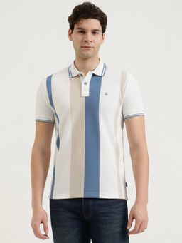 United Colors of Benetton - Men Stripes Polo T-Shirt - Multi-Color