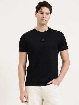 United Colors of Benetton - Men Solid/Plain T-Shirt - Black